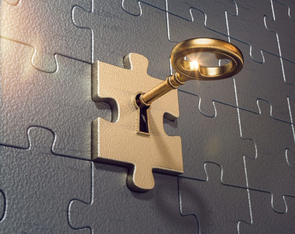 Puzzle with key